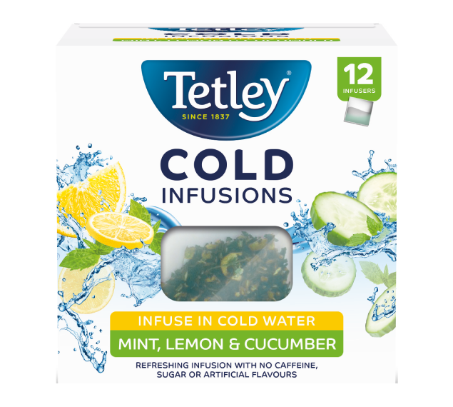 Tetley Cold Infusions Mięta, Cytryna i Ogórek
