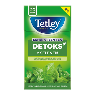 Tetley Super Green DETOKS Mięta