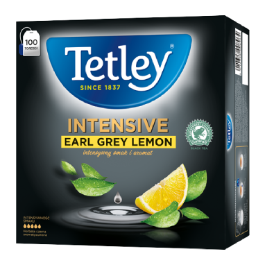 TETLEY Intensive Earl Grey Lemon 100s