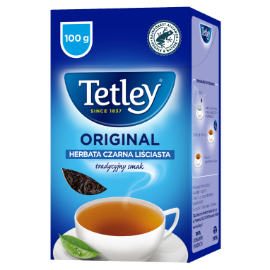 Tetley Original Czarna Liściasta 100g